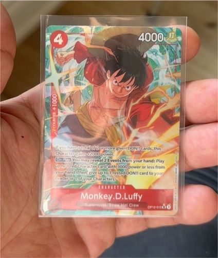 One Piece TCG OP12-015 Monkey D. Luffy Legacy of the Master — front