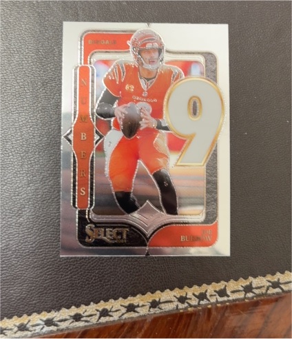 2024 Panini Select Numbers #15 Joe Burrow — front