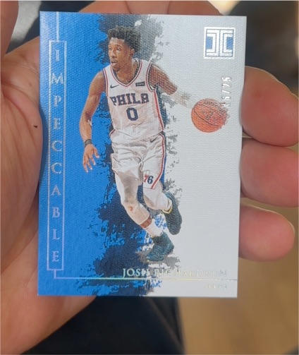 2019-20 Panini Impeccable #17 Josh Richardson — front