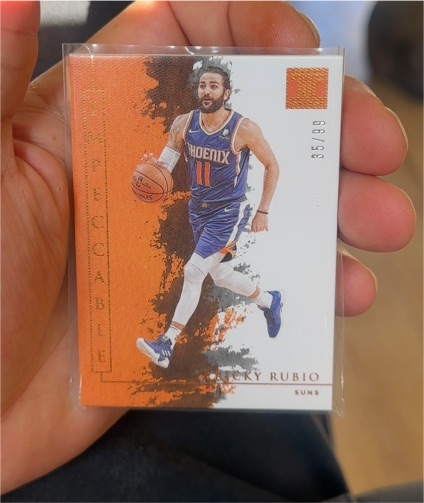 2019-20 Panini Impeccable #57 Ricky Rubio — front