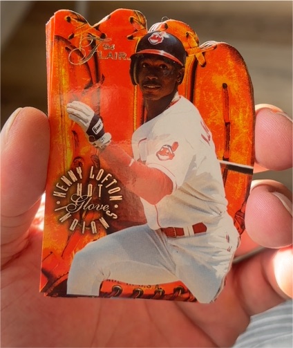 1995 Fleer Flair #7 Kenny Lofton Hot Gloves — front