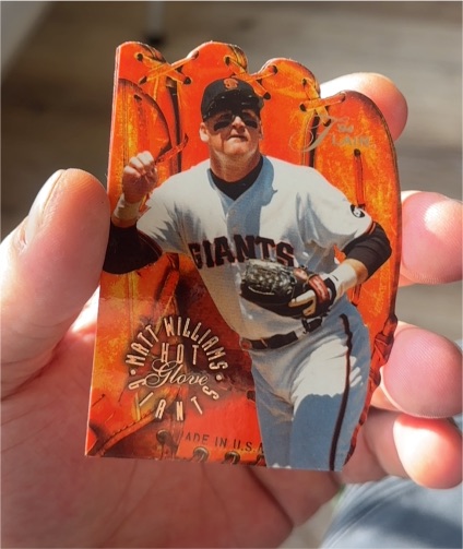 1994 Fleer Flair #10 Matt Williams Hot Glove San Francisco Giants — front