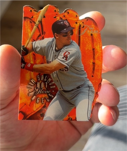 1994 Fleer Flair #9 Tim Salmon Hot Glove — front