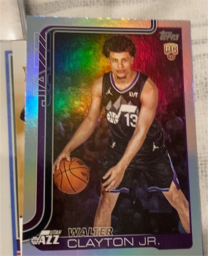 2025-26 Topps #218 Walter Clayton Jr. — front