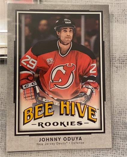 2006-07 Upper Deck Bee Hive #134 Johnny Oduya Rookie — front