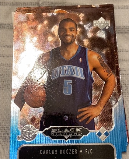 2004-05 Upper Deck Black Diamond #123 Carlos Boozer — front