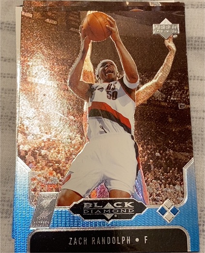 2004-05 Upper Deck Black Diamond #115 Zach Randolph — front