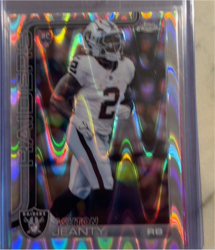 2025 Topps Chrome #322 Ashton Jeanty — front