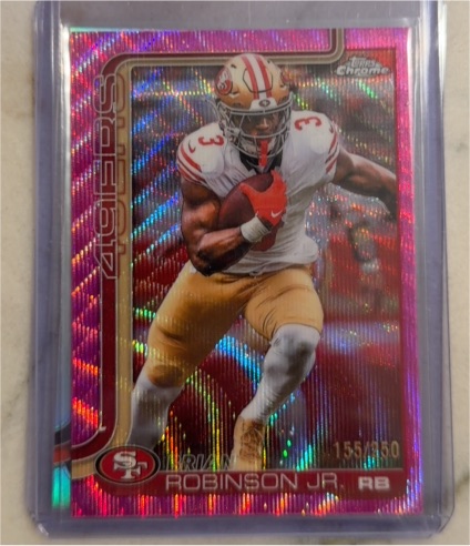 2025 Topps Chrome #296 Brian Robinson Jr — front