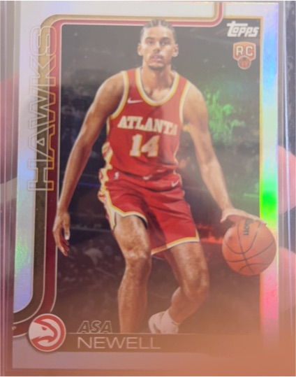 2025-26 Topps Basketball #223 Asa Newell — front