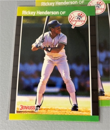 1989 Donruss #245 Rickey Henderson — front
