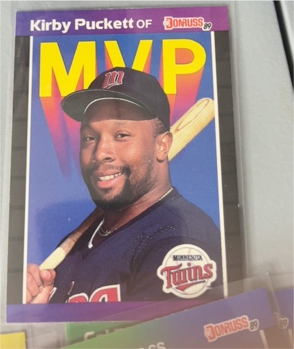 1989 Donruss MVP #BC-1 Kirby Puckett — front