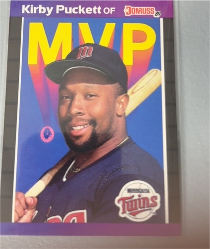 1989 Donruss #BC-1 Kirby Puckett MVP Insert — front