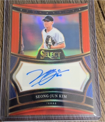 2025 Panini Select Signatures #SIG-SJ Seong-Jun Kim — front