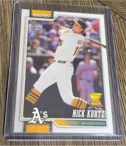 2025 Topps Bowman Prospects #BP-114 Nick Kurtz — front