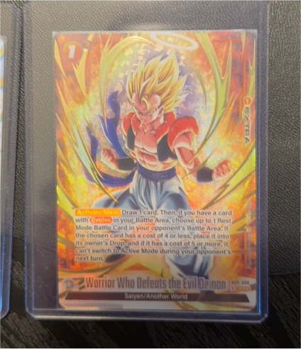 Dragon Ball Super Fusion World FB09-096 Warrior Who Defeats The Evil Demon — front
