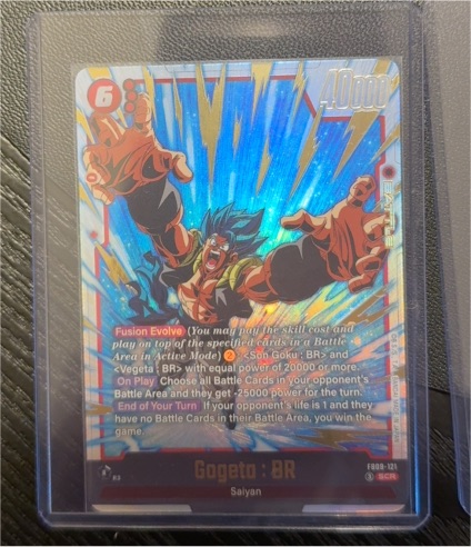 Dragon Ball Super Fusion World Dual Evolutions #FB09-121 Gogeta BR SCR — front