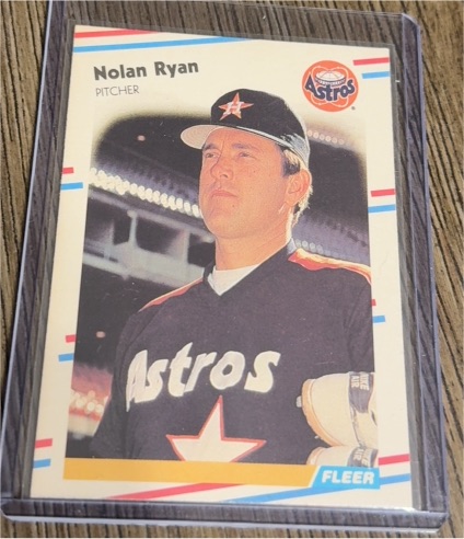1988 Fleer #455 Nolan Ryan — front