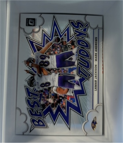 2025 Panini Donruss Optic #15 Best Tuddys Lamar Jackson, Mark Andrews — front