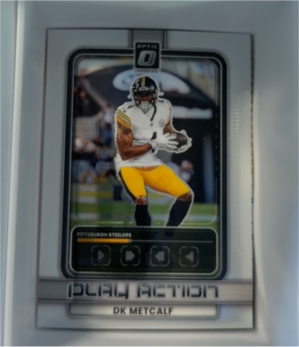 2025 Panini Donruss Optic Play Action #15 DK Metcalf — front