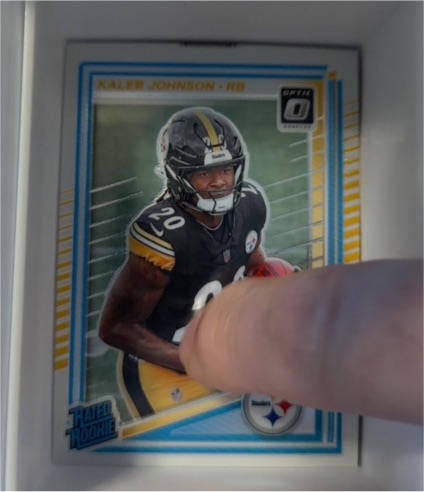 2025 Panini Donruss Optic #232 Kaleb Johnson — front