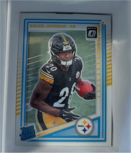2025 Panini Donruss Optic #232 Kaleb Johnson — front