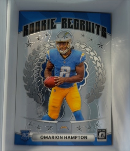 2025 Panini Donruss Optic #12 Omarion Hampton Rookie Recruits — front