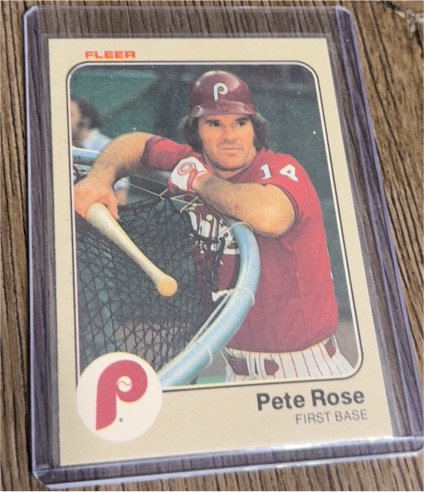 1983 Fleer #171 Pete Rose — front