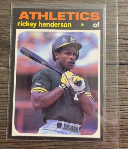 1985 Donruss #176 Rickey Henderson — front