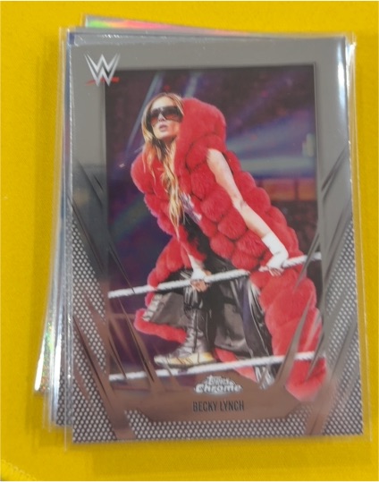 2026 Topps Chrome WWE #11 Becky Lynch — front
