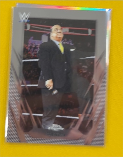 2026 Topps Chrome WWE #44 Paul Heyman — front