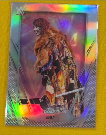 2026 Topps Chrome WWE #27 Asuka — front