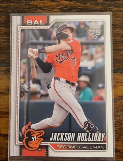 2026 Topps Series 1 #92 Jackson Holliday — front
