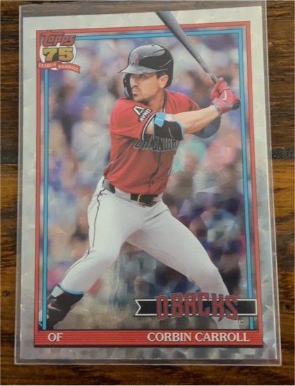 2026 Topps Series 1 #T91-58 Corbin Carroll — front