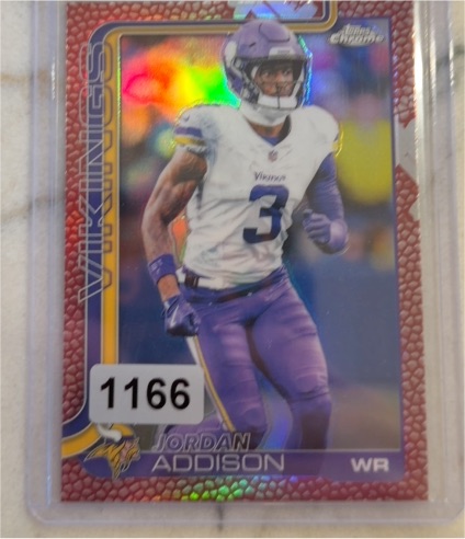 2025 Topps Chrome #202 Jordan Addison — front