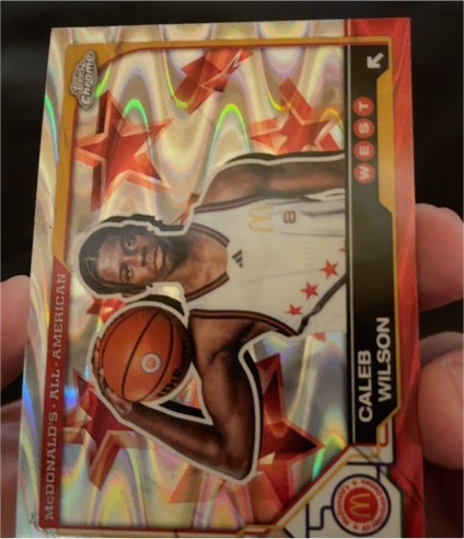 2025 Topps Chrome McDonald's All American #10 Caleb Wilson — front