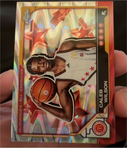 2025 Topps Chrome McDonald's All American #48 Caleb Wilson — front