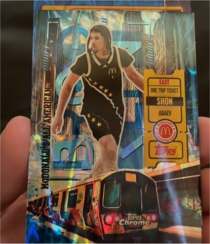 2025 Topps Chrome McDonald's All American #HR-1 Shon Abaev — front
