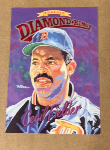 1994 Donruss Diamond Kings #DK-22 Cecil Fielder — front