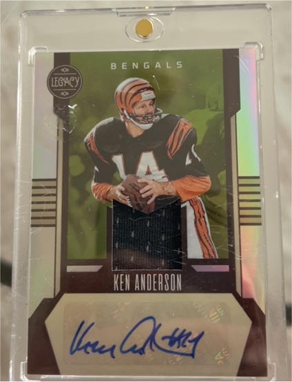 2005 Panini Silhouette Autographs #SA-KAN Ken Anderson — front