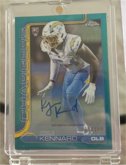 2025 Topps Chrome #RRA-KK Kyle Kennard — front