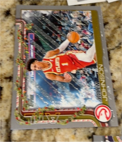 2025-26 Topps Holiday #H52 Jalen Johnson — front