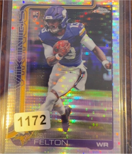 2025 Topps Chrome #395 Tai Felton — front