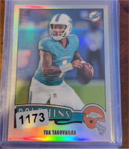 2025 Topps Chrome 1975 #21 Tua Tagovailoa — front