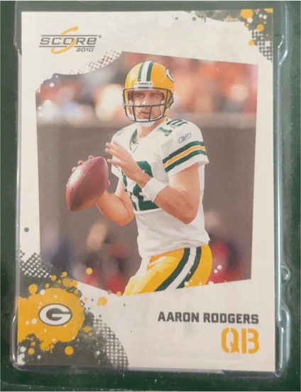 2010 Score #102 Aaron Rodgers — front