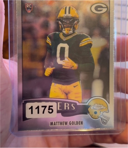 2025 Topps Chrome #1975-13 Matthew Golden — front