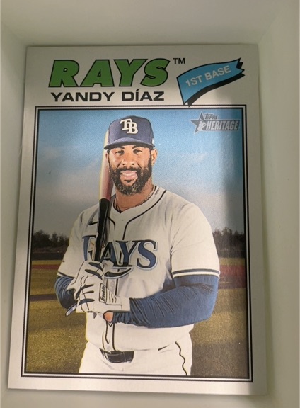 2026 Topps Heritage #47 Yandy Díaz — front