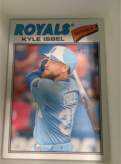 2026 Topps Heritage #365 Kyle Isbel — front