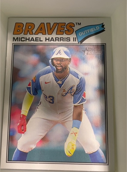 2026 Topps Heritage #342 Michael Harris II — front