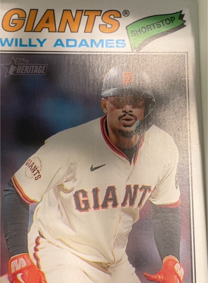 2026 Topps Heritage #327 Willy Adames — front